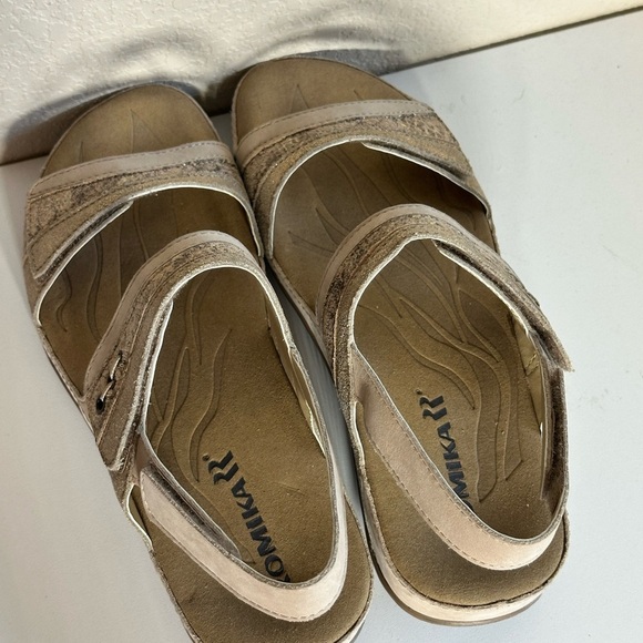 Romika Women's Sandals in Shimmering Gold 37 US 6.5 New Josef Seibel Leather - Picture 6 of 11